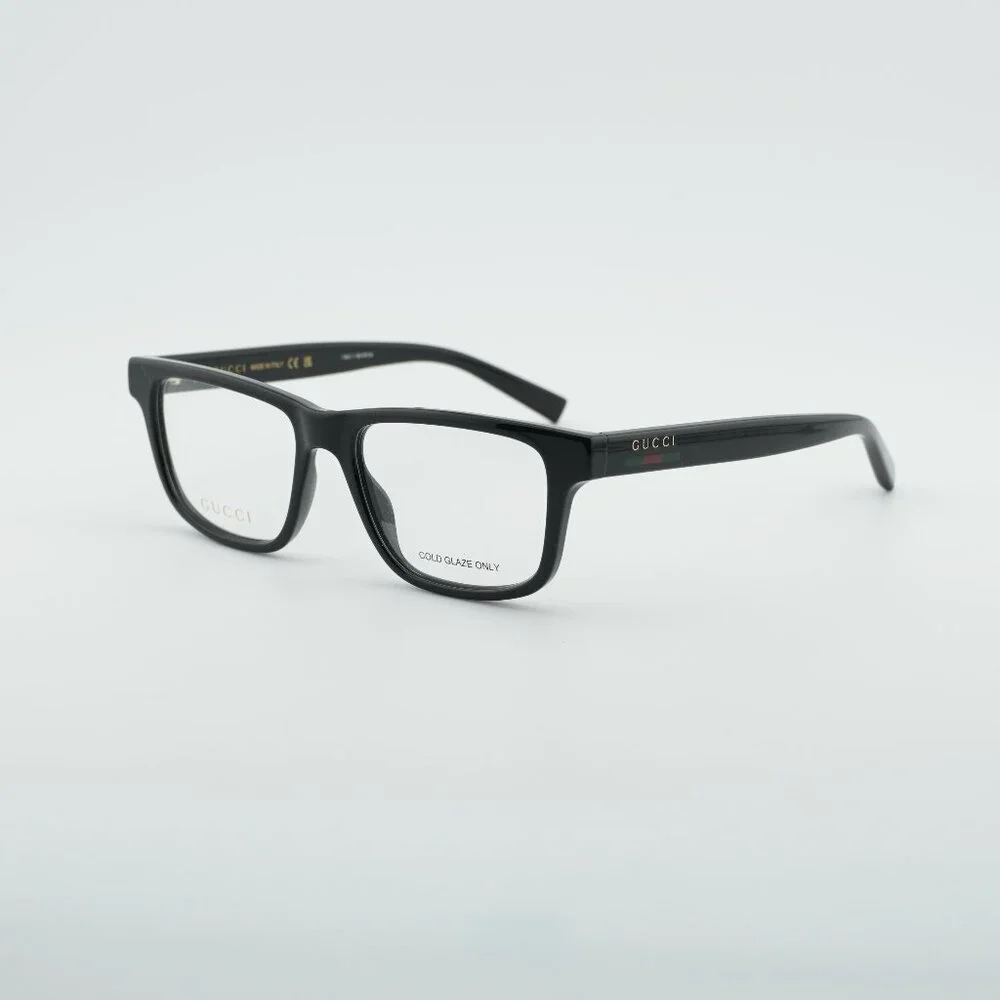 Gucci GG1987O 001 Eyeglasses Black 54mm Square Frame